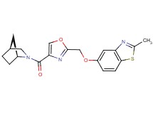 5-({4-[(1S*,4S*)-2-azabicyclo[2.2.1]hept-2-ylcarbonyl]-1,3-oxazol-2-yl}methoxy)-2-methyl-1,3-benzothiazole