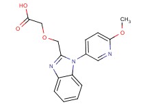 {[1-(6-methoxypyridin-3-yl)-1H-benzimidazol-2-yl]methoxy}acetic acid