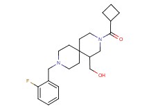 [3-(cyclobutylcarbonyl)-9-(2-fluorobenzyl)-3,9-diazaspiro[5.5]undec-1-yl]methanol