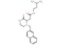 N-(3-methylbutyl)-2-[1-(2-naphthylmethyl)-3-oxo-2-piperazinyl]acetamide
