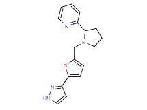 2-(1-{[5-(1H-pyrazol-3-yl)-2-furyl]methyl}pyrrolidin-2-yl)pyridine