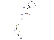 5-methyl-N-{3-[(5-methyl-1,3,4-thiadiazol-2-yl)thio]propyl}-4,5,6,7-tetrahydro-1H-pyrazolo[4,3-c]pyridine-3-carboxamide
