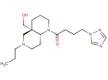 [(4aS*,8aR*)-6-propyl-1-[4-(1H-1,2,4-triazol-1-yl)butanoyl]octahydro-1,6-naphthyridin-4a(2H)-yl]methanol
