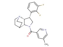 (3R*,3aR*,7aR*)-3-(2,3-difluorophenyl)-1-[(5-methylpyridin-3-yl)carbonyl]octahydro-4,7-ethanopyrrolo[3,2-b]pyridine