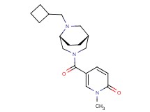 5-{[(1R*,5R*)-6-(cyclobutylmethyl)-3,6-diazabicyclo[3.2.2]non-3-yl]carbonyl}-1-methylpyridin-2(1H)-one