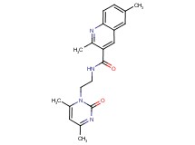 N-[2-(4,6-dimethyl-2-oxopyrimidin-1(2H)-yl)ethyl]-2,6-dimethylquinoline-3-carboxamide