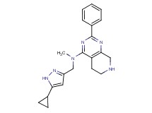 N-[(5-cyclopropyl-1H-pyrazol-3-yl)methyl]-N-methyl-2-phenyl-5,6,7,8-tetrahydropyrido[3,4-d]pyrimidin-4-amine