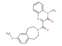 3-[(7-methoxy-1,2,4,5-tetrahydro-3H-3-benzazepin-3-yl)carbonyl]-1-methylquinoxalin-2(1H)-one