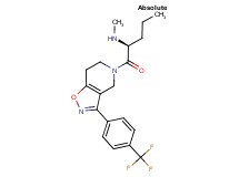 (2S)-N-methyl-1-oxo-1-[3-[4-(trifluoromethyl)phenyl]-6,7-dihydroisoxazolo[4,5-c]pyridin-5(4H)-yl]pentan-2-amine