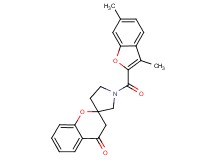 1'-[(3,6-dimethyl-1-benzofuran-2-yl)carbonyl]spiro[chromene-2,3'-pyrrolidin]-4(3H)-one