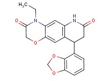 9-(1,3-benzodioxol-4-yl)-4-ethyl-8,9-dihydro-2H-[1,4]oxazino[2,3-g]quinoline-3,7(4H,6H)-dione