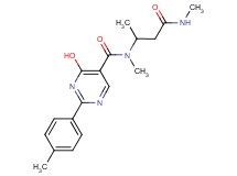 4-hydroxy-N-methyl-N-[1-methyl-3-(methylamino)-3-oxopropyl]-2-(4-methylphenyl)pyrimidine-5-carboxamide