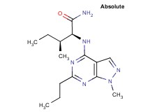 N~2~-(1-methyl-6-propyl-1H-pyrazolo[3,4-d]pyrimidin-4-yl)-L-isoleucinamide
