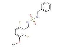 N-benzyl-N'-(2,6-difluoro-3-methoxybenzyl)sulfamide
