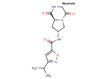 N-[(7R,8aS)-1,4-dioxooctahydropyrrolo[1,2-a]pyrazin-7-yl]-3-isopropylisoxazole-5-carboxamide