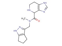 N-methyl-N-(1,4,5,6-tetrahydrocyclopenta[c]pyrazol-3-ylmethyl)-4,5,6,7-tetrahydro-1H-imidazo[4,5-c]pyridine-4-carboxamide dihydrochloride