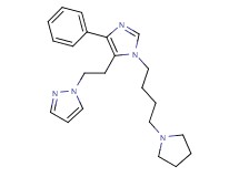 1-{2-[4-phenyl-1-(4-pyrrolidin-1-ylbutyl)-1H-imidazol-5-yl]ethyl}-1H-pyrazole