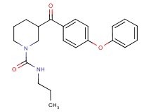 3-(4-phenoxybenzoyl)-N-propyl-1-piperidinecarboxamide