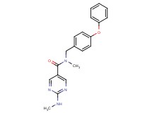 N-methyl-2-(methylamino)-N-(4-phenoxybenzyl)-5-pyrimidinecarboxamide
