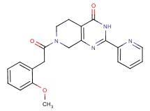 7-[(2-methoxyphenyl)acetyl]-2-pyridin-2-yl-5,6,7,8-tetrahydropyrido[3,4-d]pyrimidin-4(3H)-one