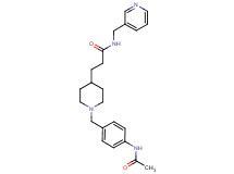 3-{1-[4-(acetylamino)benzyl]-4-piperidinyl}-N-(3-pyridinylmethyl)propanamide