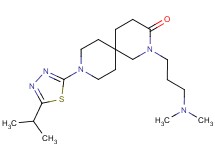 2-[3-(dimethylamino)propyl]-9-(5-isopropyl-1,3,4-thiadiazol-2-yl)-2,9-diazaspiro[5.5]undecan-3-one