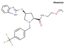 (4S)-4-(1H-benzimidazol-2-ylthio)-N-(2-methoxyethyl)-1-[4-(trifluoromethyl)benzyl]-L-prolinamide