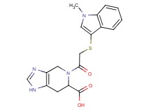 5-{[(1-methyl-1H-indol-3-yl)thio]acetyl}-4,5,6,7-tetrahydro-1H-imidazo[4,5-c]pyridine-6-carboxylic acid