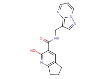 2-hydroxy-N-(pyrazolo[1,5-a]pyrimidin-3-ylmethyl)-6,7-dihydro-5H-cyclopenta[b]pyridine-3-carboxamide