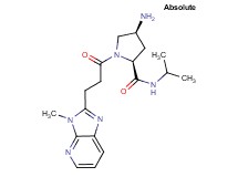 (4S)-4-amino-N-isopropyl-1-[3-(3-methyl-3H-imidazo[4,5-b]pyridin-2-yl)propanoyl]-L-prolinamide