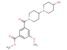 methyl 3-[(4-hydroxy-1,4'-bipiperidin-1'-yl)carbonyl]-5-methoxybenzoate