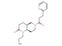 (4aS*,8aR*)-1-propyl-6-(3-pyridin-2-ylpropanoyl)octahydro-1,6-naphthyridin-2(1H)-one