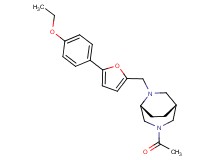 (1R*,5R*)-3-acetyl-6-{[5-(4-ethoxyphenyl)-2-furyl]methyl}-3,6-diazabicyclo[3.2.2]nonane