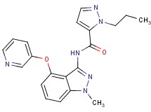 N-[1-methyl-4-(pyridin-3-yloxy)-1H-indazol-3-yl]-1-propyl-1H-pyrazole-5-carboxamide