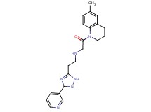 2-(6-methyl-3,4-dihydroquinolin-1(2H)-yl)-2-oxo-N-[2-(3-pyridin-3-yl-1H-1,2,4-triazol-5-yl)ethyl]ethanamine