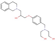 1-(4-{[bis(2-hydroxyethyl)amino]methyl}phenoxy)-3-(3,4-dihydro-2(1H)-isoquinolinyl)-2-propanol