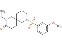 2-ethyl-8-[(3-methoxyphenyl)sulfonyl]-2,8-diazaspiro[5.5]undecan-3-one
