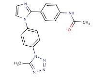 N-(4-{1-[4-(5-methyl-1H-tetrazol-1-yl)phenyl]-1H-imidazol-2-yl}phenyl)acetamide