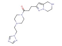 2-(3-oxo-3-{4-[2-(1H-1,2,4-triazol-1-yl)ethyl]-1-piperazinyl}propyl)-4,5,6,7-tetrahydropyrazolo[1,5-a]pyrazine dihydrochloride