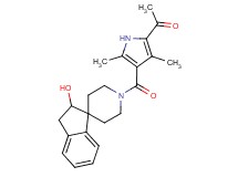1-{4-[(2-hydroxy-2,3-dihydro-1'H-spiro[indene-1,4'-piperidin]-1'-yl)carbonyl]-3,5-dimethyl-1H-pyrrol-2-yl}ethanone