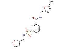 N-[(5-methyl-2-furyl)methyl]-3-{[(tetrahydrofuran-3-ylmethyl)amino]sulfonyl}benzamide