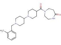 1-{[1'-(2-methylbenzyl)-1,4'-bipiperidin-4-yl]carbonyl}-1,4-diazepan-5-one