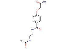 N-[2-(acetylamino)ethyl]-4-(2-amino-2-oxoethoxy)benzamide