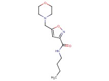 N-butyl-5-(4-morpholinylmethyl)-3-isoxazolecarboxamide