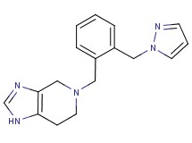 5-[2-(1H-pyrazol-1-ylmethyl)benzyl]-4,5,6,7-tetrahydro-1H-imidazo[4,5-c]pyridine