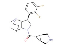 (3S*,3aR*,7aR*)-1-[(1R*,5S*,6r)-3-azabicyclo[3.1.0]hex-6-ylcarbonyl]-3-(2,3-difluorophenyl)octahydro-4,7-ethanopyrrolo[3,2-b]pyridine