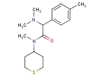 2-(dimethylamino)-N-methyl-2-(4-methylphenyl)-N-(tetrahydro-2H-thiopyran-4-yl)acetamide