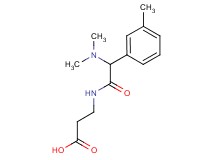 N-[(dimethylamino)(3-methylphenyl)acetyl]-beta-alanine