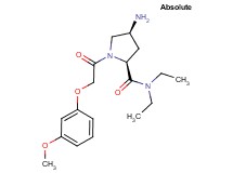 (4S)-4-amino-N,N-diethyl-1-[(3-methoxyphenoxy)acetyl]-L-prolinamide
