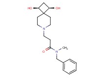 N-benzyl-3-[(1R*,3S*)-1,3-dihydroxy-7-azaspiro[3.5]non-7-yl]-N-methylpropanamide